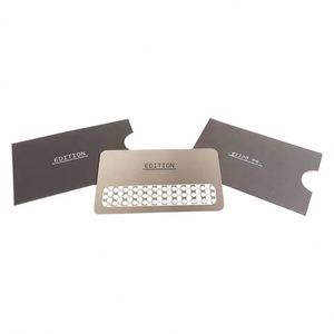 Cartes de visite professionnelles en métal Eloxiert Blanks .45Mm Vente en gros. Html - Product Image 3