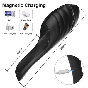 3-In-1 Mannelijke Vibrator Flexibele Vleugels Ontwerp Sex Penis Massage Training Vibrator - Product Image 5