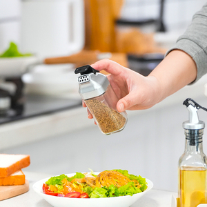 Dầu Ô Liu Và Giấm Muối Tiêu Chủ Glass Container Gia Vị Dispenser Chai Với Gia Vị Giá <span class=keywords><strong>Set</strong></span> - Product Image 3