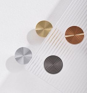 Spiral Round Brass Door <strong>Knobs</strong> Modern Cabinet <strong>Drawer</strong> Single Hole Brass Handle <strong>Knob</strong> - Product Image 5