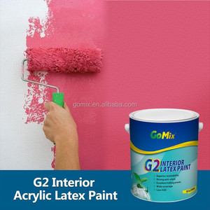 <span class=keywords><strong>Peinture</strong></span> <span class=keywords><strong>acrylique</strong></span> <span class=keywords><strong>latex</strong></span> GoMix pour usage intérieur/extérieur, résistante aux UV, anti-moisissure, imperméable, durable, lavable, pour rouleaux, pinceaux et pulvérisateurs - Product Image 2
