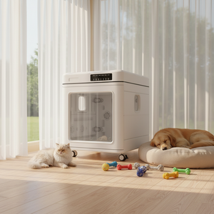 Caja de Secado de Pelo para Mascotas Inteligente, Ecológica y Profesional de 100L, Secador Rápido y Silencioso para Perros y Gatos, Fácil de Usar en el Baño - Product Image 1
