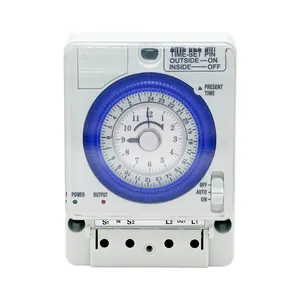 TB-388 DIN Rail Yearly Digital Time Switch Manufacturers Mechanical Programmable Wall Built-in Timer Module Auto Off Swith