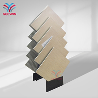 Metall Showroom Platte Rock Granit Quarz Marmor Keramik Stein fliesen Boden Steh Display Rack