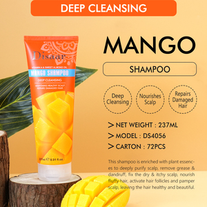 Shampooing capillaire à la mangue <span class=keywords><strong>Disaar</strong></span>, enrichi en vitamine A, nettoyage en profondeur, nourrissant, hydratant et réparateur pour cheveux abîmés - Product Image 2