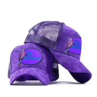 Gorras Trucker Personalizadas con Parche Bordado de Animal para Exteriores de 5 Paneles y Malla Deportiva