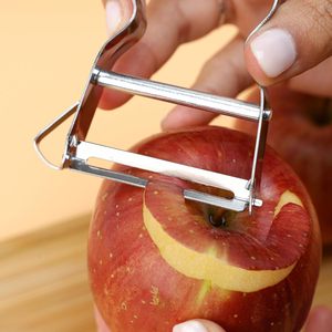 Éplucheur de légumes en acier inoxydable, trancheur de concombre multifonctionnel, outil de cuisine - Product Image 4