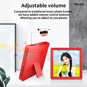 Ảnh không dây Khung máy tính để bàn đứng chủ nam châm máy nghe nhạc kỷ lục điện tử âm nhạc khung với loa - Product Image 6