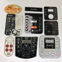 OEM de alta calidad de caucho de silicona/plástico PVC película interruptor botones personalizado membrana interruptor teclado