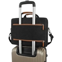 Maletín para Portátil Impermeable de Fabricante OEM, Bolsa para Computadora Portátil con Cargador USB, Bolsa de Hombro Ejecutiva para Hombre