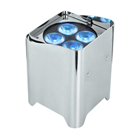 Batterie Extérieure-Rechargeable RGBWAUV 6in1 LED Par Light IP65 Uplights Sans Fil Wifi Télécommande Manuel Scène Décorer Projecteurs Type