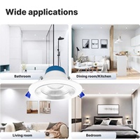 Spot encastré anti-éblouissement en aluminium, disponible en 10W, 20W, 35W, SAA, dimmable, 3 températures de couleur, IP65, projecteur pour hôtel