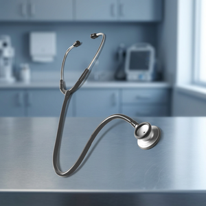 Stéthoscope manuel en acier inoxydable de haute qualité, réutilisable, avec logo personnalisé imprimé au laser, double face, pour bébé, garantie de 3 ans, certifié CE - Product Image 2