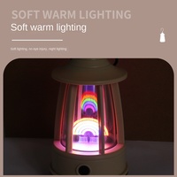 Lanterne de camping LED portable et lampe pour la randonnée en plein air, le sac à dos, avec recharge solaire et conception étanche