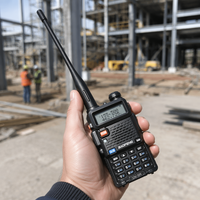 Antenne fouet verticale double bande VHF UHF GENTONG GT-380D 380D 136-174MHz 400-480MHz pour talkie-walkie radio bidirectionnelle