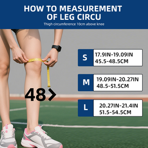 Penahan lutut pegas ganda-desain Patella terbuka dengan kompresi antiselip untuk dukungan sendi & stabilitas - Product Image 2