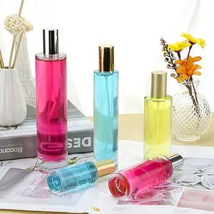 新设计100毫升家用保湿水香水化妆品透明玻璃喷雾瓶