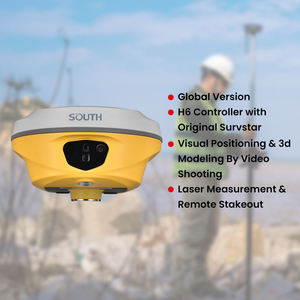 Récepteur GNSS RTK SOUTH ALPS1 International Module, logiciel SurvStar évolutif, firmware, indice de protection IP67, 1698 canaux pour utilisation en topographie - Product Image 5