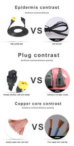 Nouveauté <span class=keywords><strong>Kema</strong></span> <span class=keywords><strong>Keur</strong></span> <span class=keywords><strong>Cebec</strong></span> Iec Câble de verrouillage de prise 60320 Câble d'alimentation Type L Prise de verrouillage C19 C20 Extension - Product Image 3