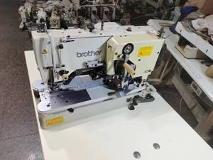 STORE USED JAPAN MADE BROTHERS 814 <b>BUTTON</b> HOLE LOCKSTITCH STRAIGHT SEWING MACHINE <b>BUTTON</b> HOLE MAKING SEWING MACHINE - Product Image 3