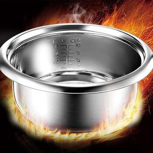 2.2L 900W Cuiseur à riz électrique Revêtement antiadhésif Cylindre domestique Pot intérieur en fer blanc Système de chauffage domestique <span class=keywords><strong>non</strong></span> électrique Cuisine - Product Image 3