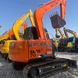รถขุดฮิตาชิ ZX70 มินิ ญี่ปุ่น มือสอง สภาพ 95% ราคาถูก 7 ตัน รุ่น Zaxis 70 พร้อมเครื่องยนต์อีซูซุ แบบตีนตะขาบ ได้รับมาตรฐาน CE/EPA ขาย - Product Image 1