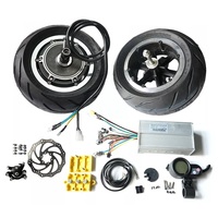 Gearless Ebike ערכת עם קדמי גלגל 10 אינץ רכזת מנוע 48V 1500W 60V 3000W חשמלי אופנוע קטנוע גבוהה כוח רכזת מנוע