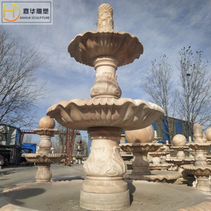 Fontaine en pierre Jiahua, style européen, colonne, décoration extérieure, élément aquatique durable - Product Image 3