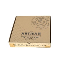 Boîtes à pizza en carton kraft écologique pour emporter, grande capacité de production, avec logo, vente en gros 2026