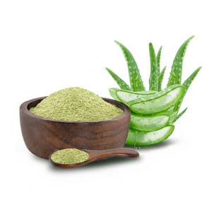 Poudre d'aloe vera, ingrédient végétal naturel pour les masques faciaux, les lotions, les crèmes, les savons et la formule de produits de soin quotidien. - Product Image 1