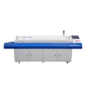 Zhengbang High Quality Reflow Oven ZBRF1230 With 12 Temperature Zones For SMT Batch Production Welding