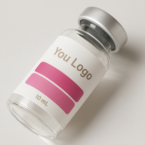 מדבקות גליל לאמפולות זכוכית PET 10 מ\\\"ל 100 מ\\\"ל, עמידות לשמן, הדפסה חזקה עם דבק חזק לאריזות תרופות וטיפוח עור - Product Image 1