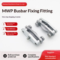 Morsetto per barre collettrici MNP personalizzato 10-35kV per apparecchiature di commutazione ad alta tensione, clip di fissaggio per barre piatte, ferramenta elettrica, accessori hardware