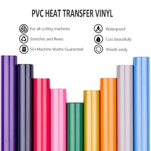 आसान निराई कपड़ा vinilo रोल पु लक्जरी vinyl HTV फिल्म प्रेस लोहे पर पीवीसी गर्मी हस्तांतरण vinyl के लिए टी शर्ट