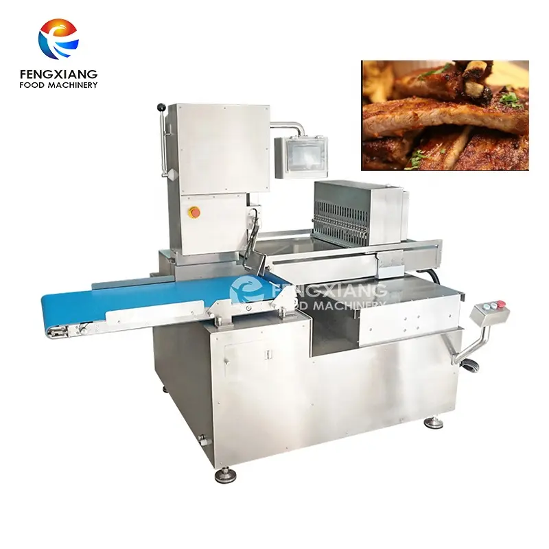 מכונת חיתוך עצם אוטומטית בשר בשר בקר קפוא בייקון קפוא חיתוך מכונת קיצוץ מכונת חיתוך לעיבוד בשר