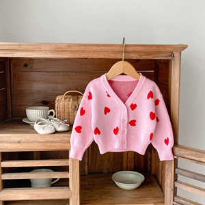Winter Toddler Girls Long Sleeves Cute Warm Sweater Top Cotton Crew Neck Clothes <strong>Newborn</strong> Baby Girl <strong>Knitted</strong> <strong>Cardigan</strong> - Product Image 2