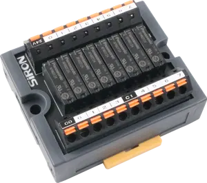 SiRON Y410-AT Module de relais enfichable 8 bits DC24V PLC Module de carte de relais de microcontrôleur