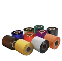 Lámina de Transferencia Térmica de Resina Dorada Metálica para Impresora de Cintas e Impresión de Códigos de Barras Zebra GK420T