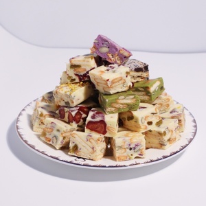 Bonbons de nougat doux OEM personnalisables |   Nougats au chocolat en gros, en vrac |   Cadeaux de fête sucrés de qualité supérieure à vendre - Product Image 2