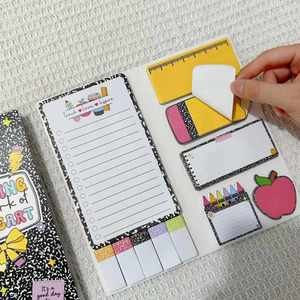 Teachers' Day Combination Sticky Note High Viscosity Colorful Memo <b>Pad</b> Customizable LOGO Hot Sale Promotion for Office Work - Product Image 4
