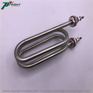 Éléments chauffants <span class=keywords><strong>de</strong></span> tube <span class=keywords><strong>de</strong></span> bobine <span class=keywords><strong>de</strong></span> caloduc électrique <span class=keywords><strong>de</strong></span> type U <span class=keywords><strong>double</strong></span> avec vis - Product Image 3