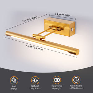 All Copper <b>Wall</b> Light Simple Living Room Background <b>Wall</b> <b>Sconce</b> Bedroom Project Indoor Led Long <b>Wall</b> Lamp - Product Image 3