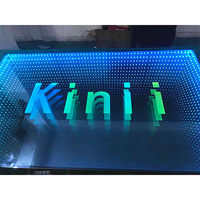 Articles de fête Boîte de nuit gonflable avec Led et sol Location commerciale École Piste de danse Matériaux A Mene La Lumière De
