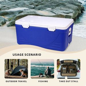 Wholesale 110L Large Capacity Camping <b>Cooler</b> Box Waterproof Heavy Duty <b>Cooler</b> Box for Medical Food <b>Drinks</b> - Product Image 4