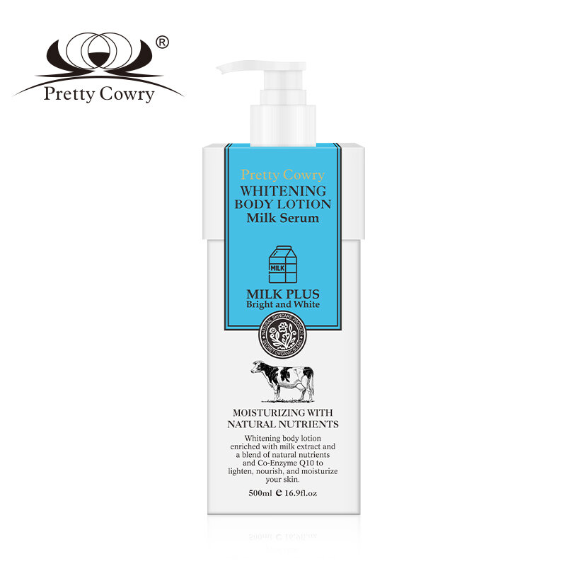 500ml blanchissant le sérum de lait de lotion de corps