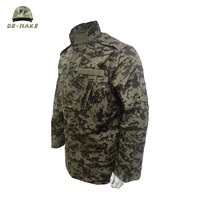 Uniforme de terrain tactique camouflage style ACU pour homme, combinaison de chasse en ripstop, 65/35 polyester coton 220 g/m², antistatique