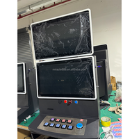 Moniteur double tactile de haute qualité Miracle pour armoire en métal et acrylique, écran vertical incurvé, machine de jeu de bureau, vente à prix réduit