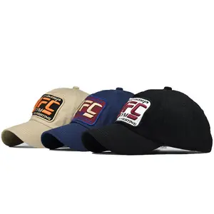 Cappello da Baseball sportivo estivo con Logo ricamato 3D con Logo UFC