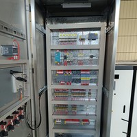 Gabinete de Distribución Eléctrica de Acero Inoxidable IP65 con Control PLC, Panel de Bajo Voltaje 50/60Hz para Automatización Industrial