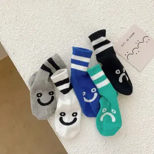 REMOULD Crew Sport Kids Slip Socks Custom Logo Pattern Kids Graphic Socks Boy Girls Custom Children's Cotton Socks Breathable